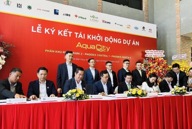LỄ KÝ KẾT TÁI KHỞI ĐỘNG DỰ ÁN AQUA CITY ĐỒNG NAI