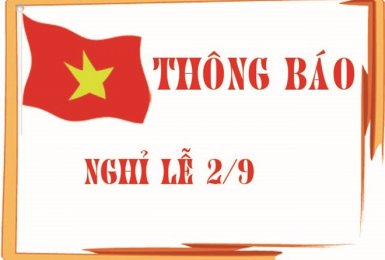 Thông báo lịch nghỉ lễ Quốc Khánh 02/09/2020